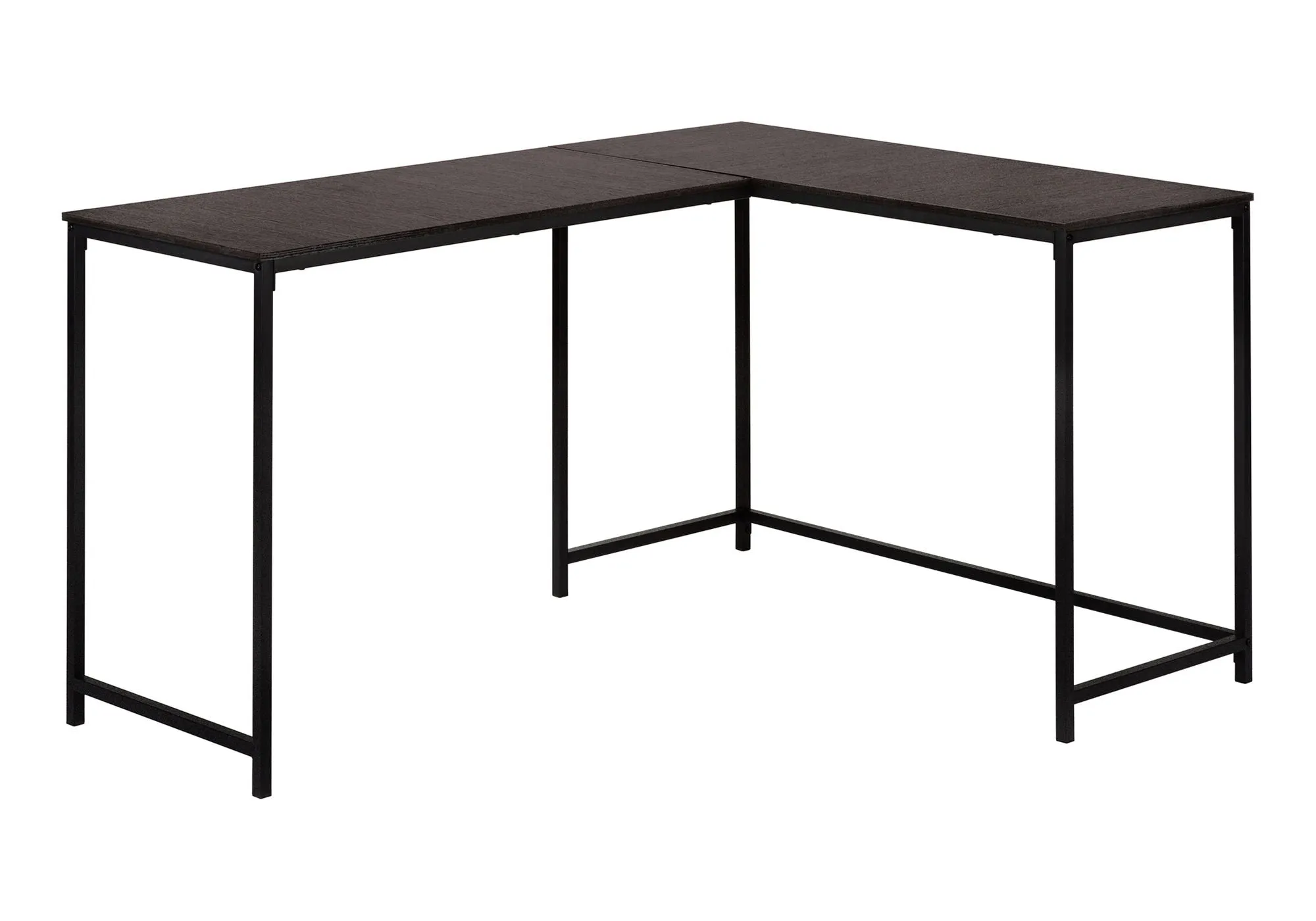 Computer Desk, Home Office, Corner, L Shape, Laptop, Marble Look Contemporary & Modern by Couch.com