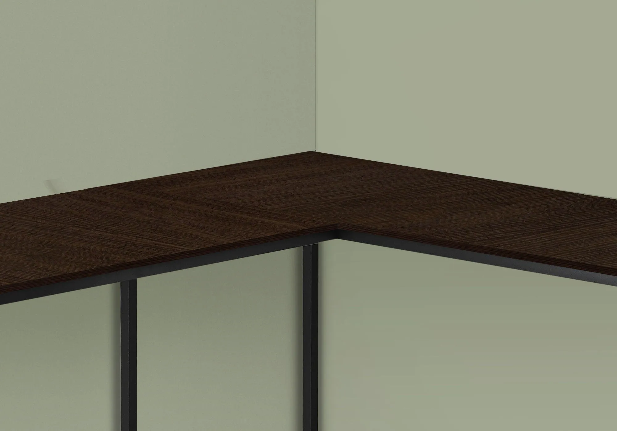 Computer Desk, Home Office, Corner, L Shape, Laptop, Marble Look Contemporary & Modern by Couch.com