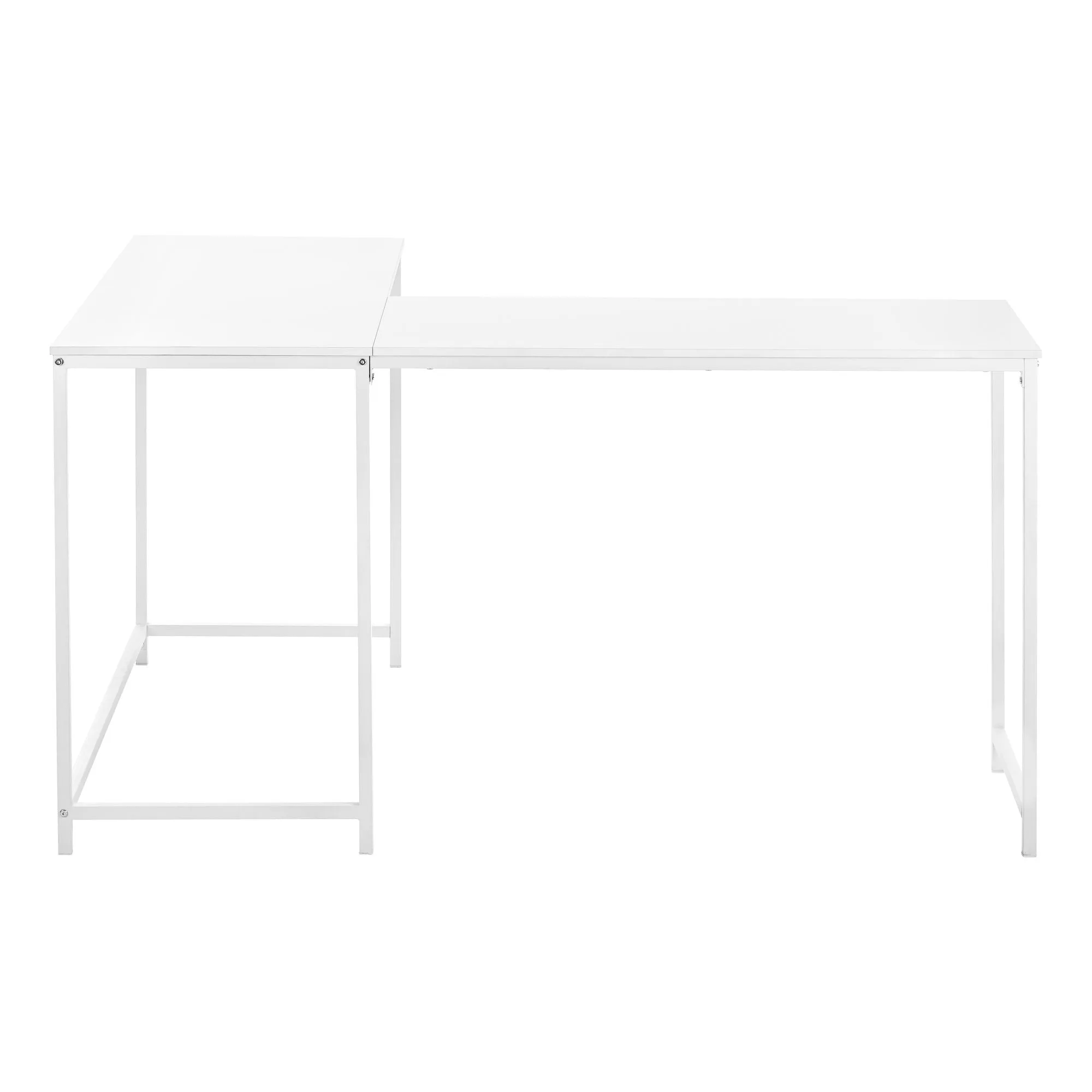 Computer Desk, Home Office, Corner, L Shape, Laptop, Marble Look Contemporary & Modern by Couch.com