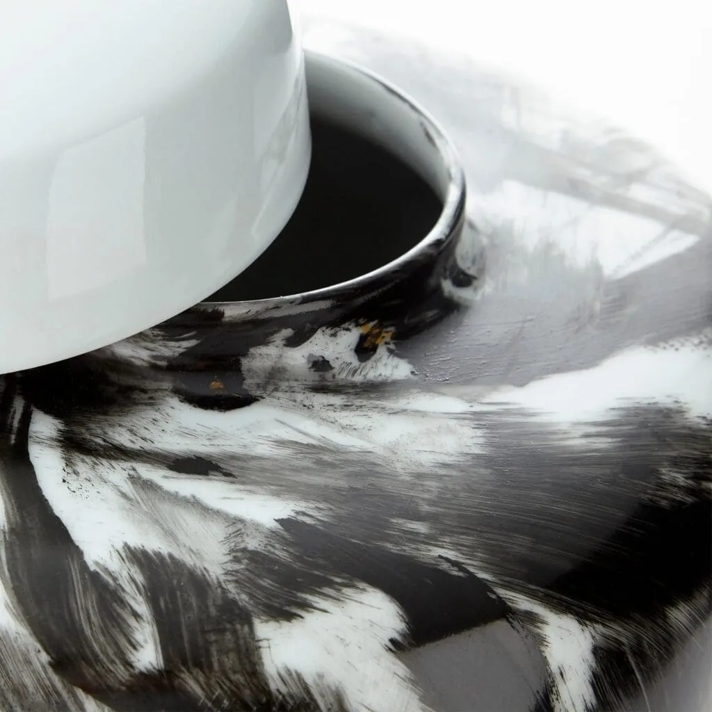 Cyan Design 09879 Pollock Container - Black And White - Large