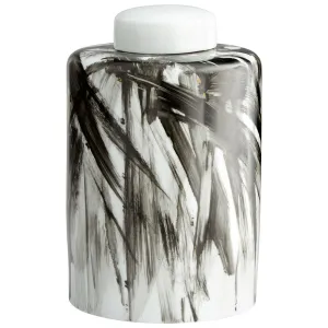 Cyan Design 09879 Pollock Container - Black And White - Large
