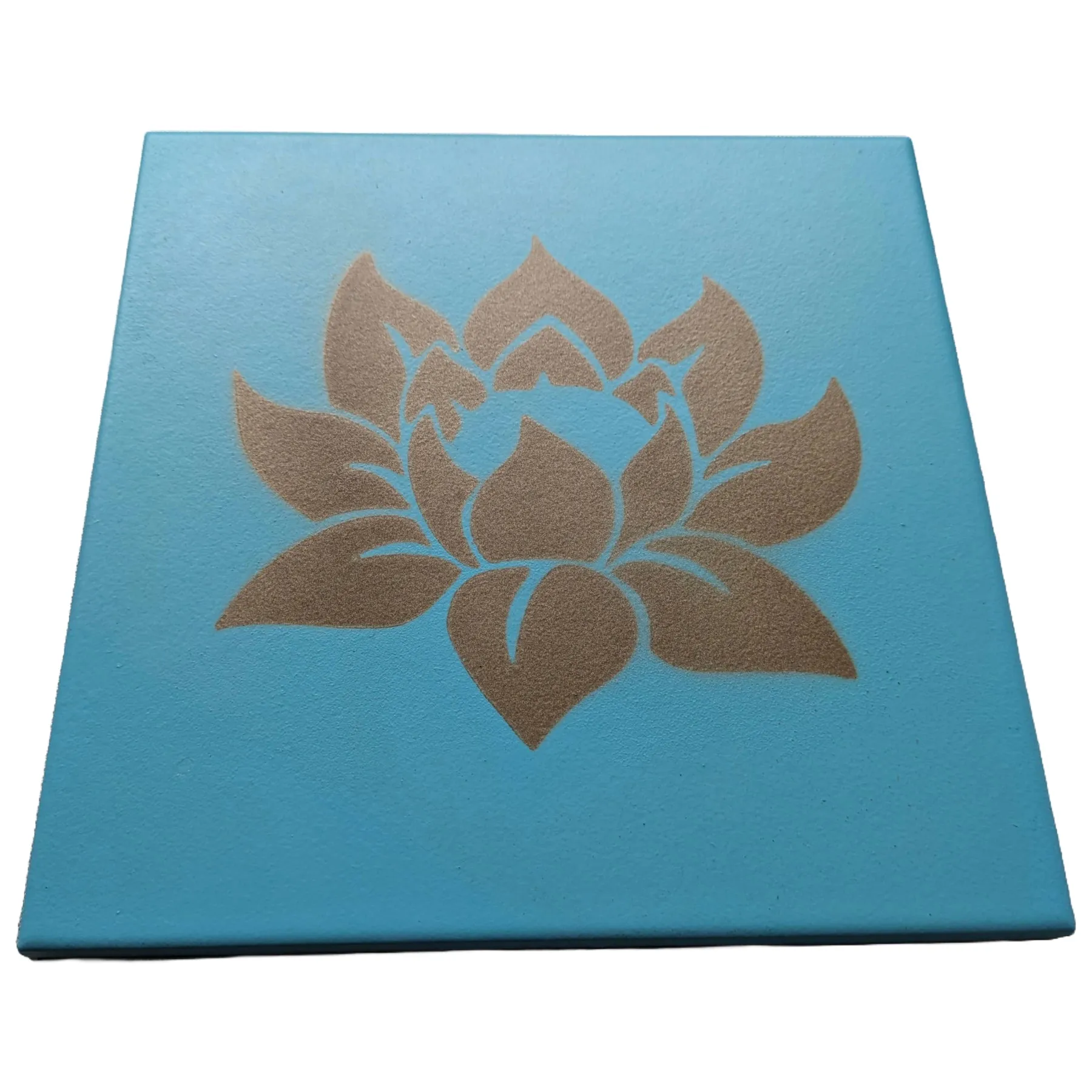 Decorative Painted Flower Ceramic Tiles | LOTUS Handcrafted