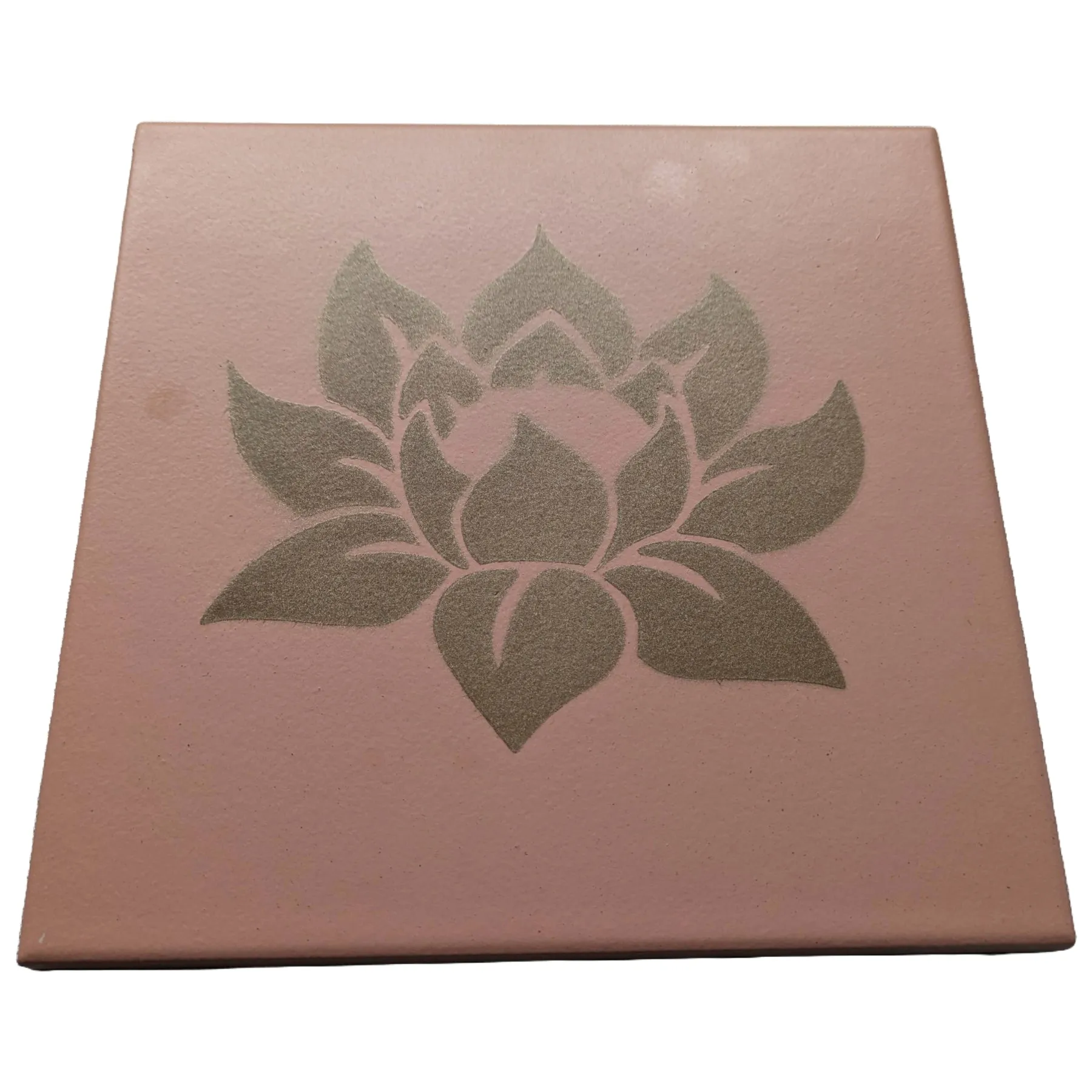 Decorative Painted Flower Ceramic Tiles | LOTUS Handcrafted