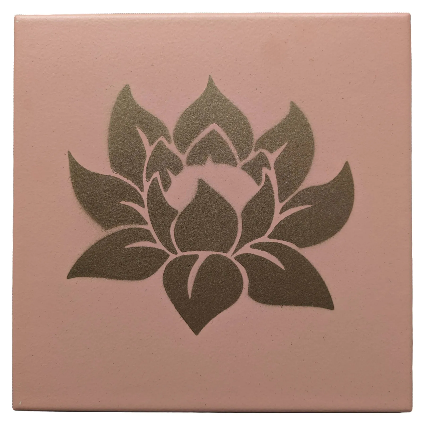 Decorative Painted Flower Ceramic Tiles | LOTUS Handcrafted