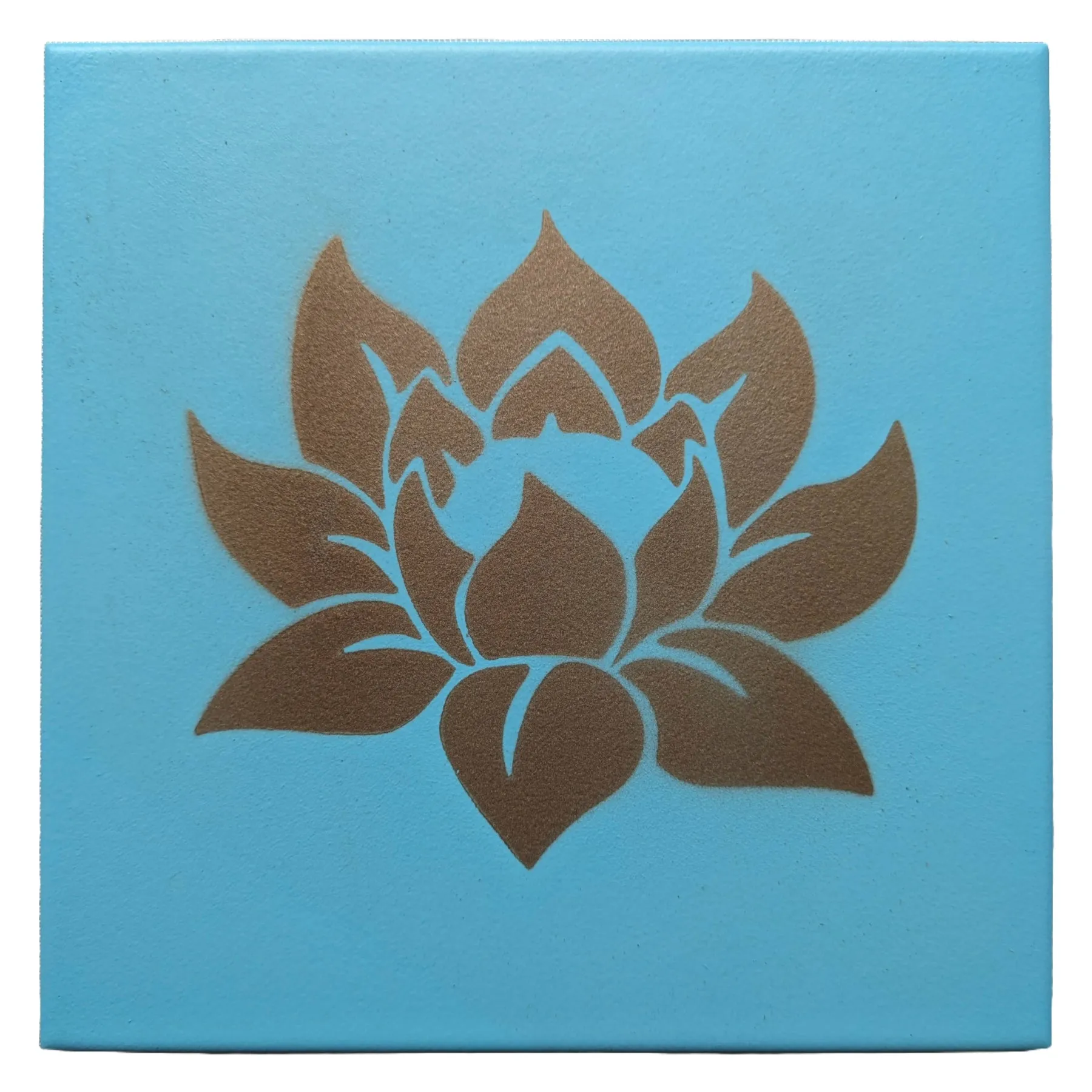 Decorative Painted Flower Ceramic Tiles | LOTUS Handcrafted