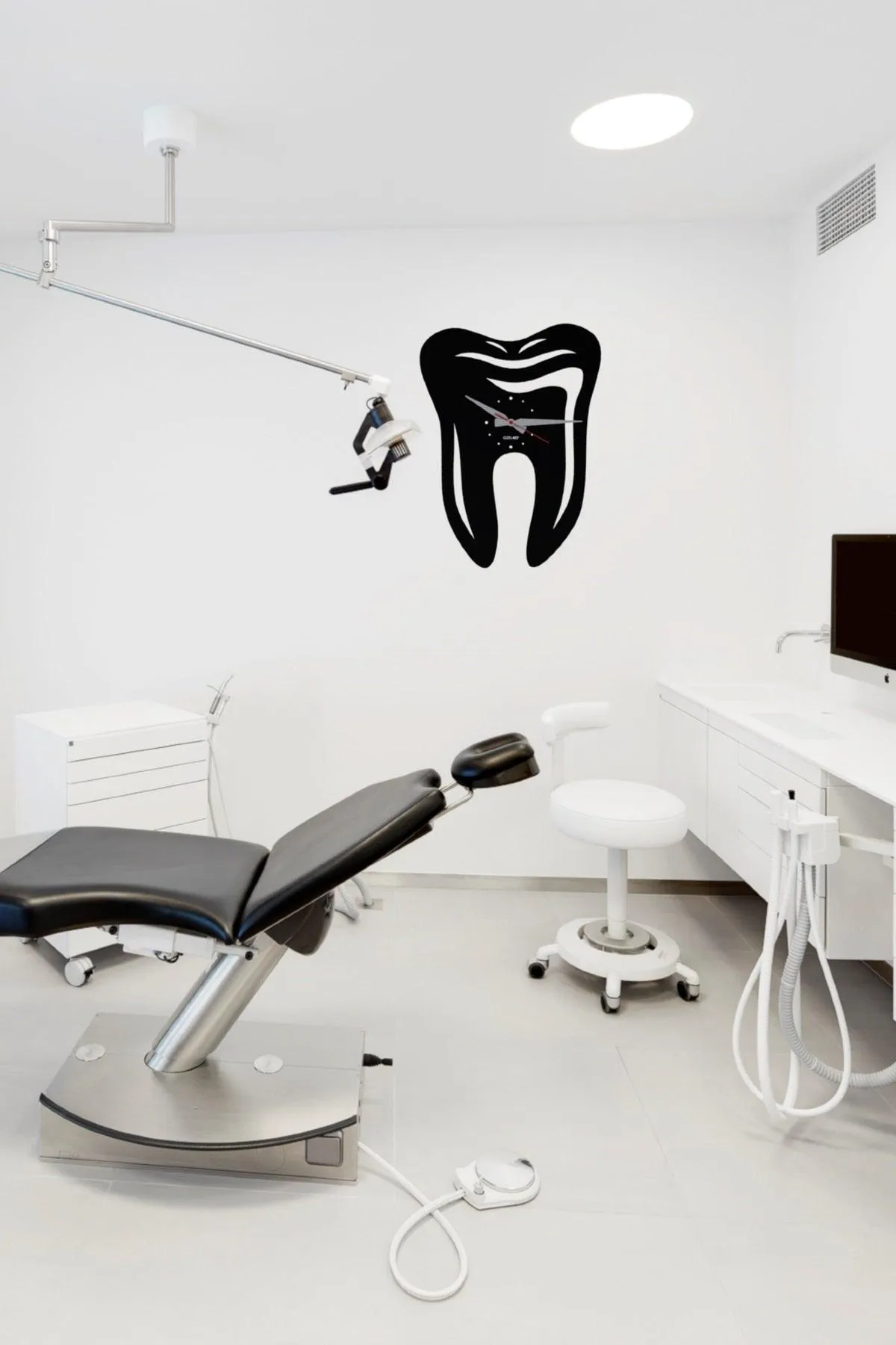 Dental Art Themed Wall Clock Gift for Dental Clinics Wall clock for Dentists and Dental Surgeon Wall clock gifts for dentists