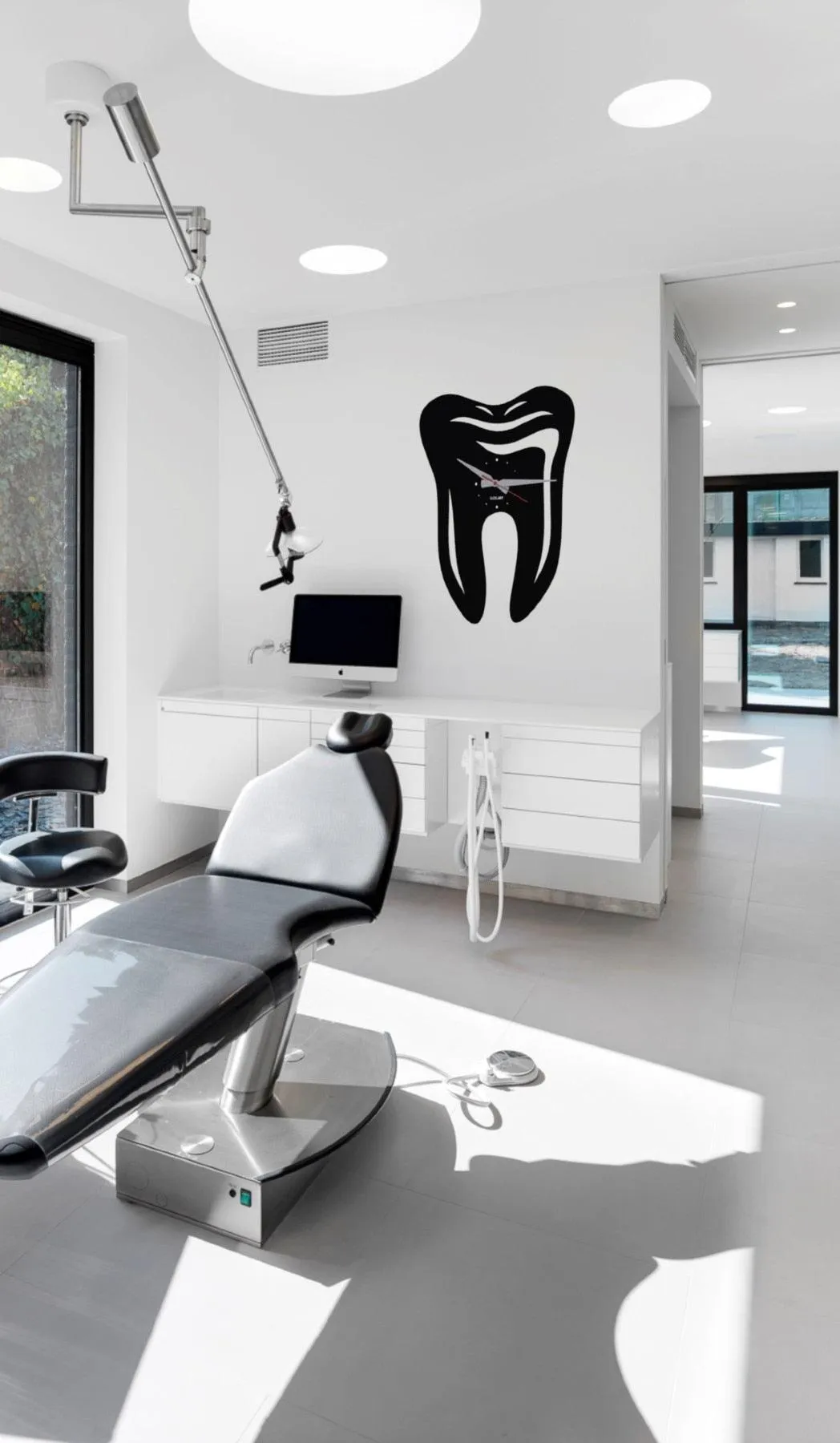 Dental Art Themed Wall Clock Gift for Dental Clinics Wall clock for Dentists and Dental Surgeon Wall clock gifts for dentists