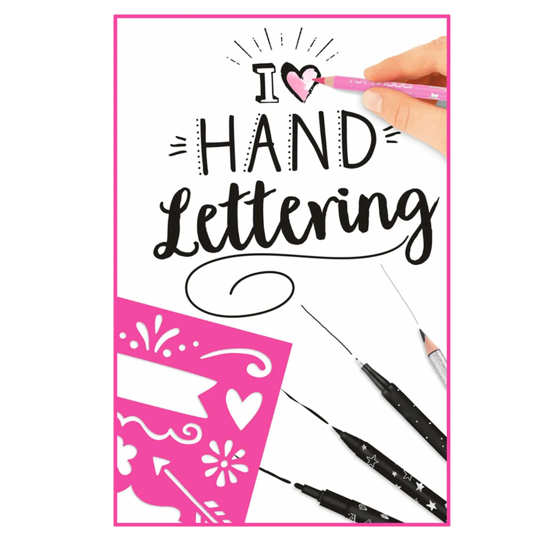 Depesche Topmodel Hand Lettering Set Note Book and Pens
