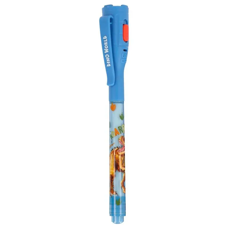 DINO WORLD SECRET PEN WITH LED LIGHT