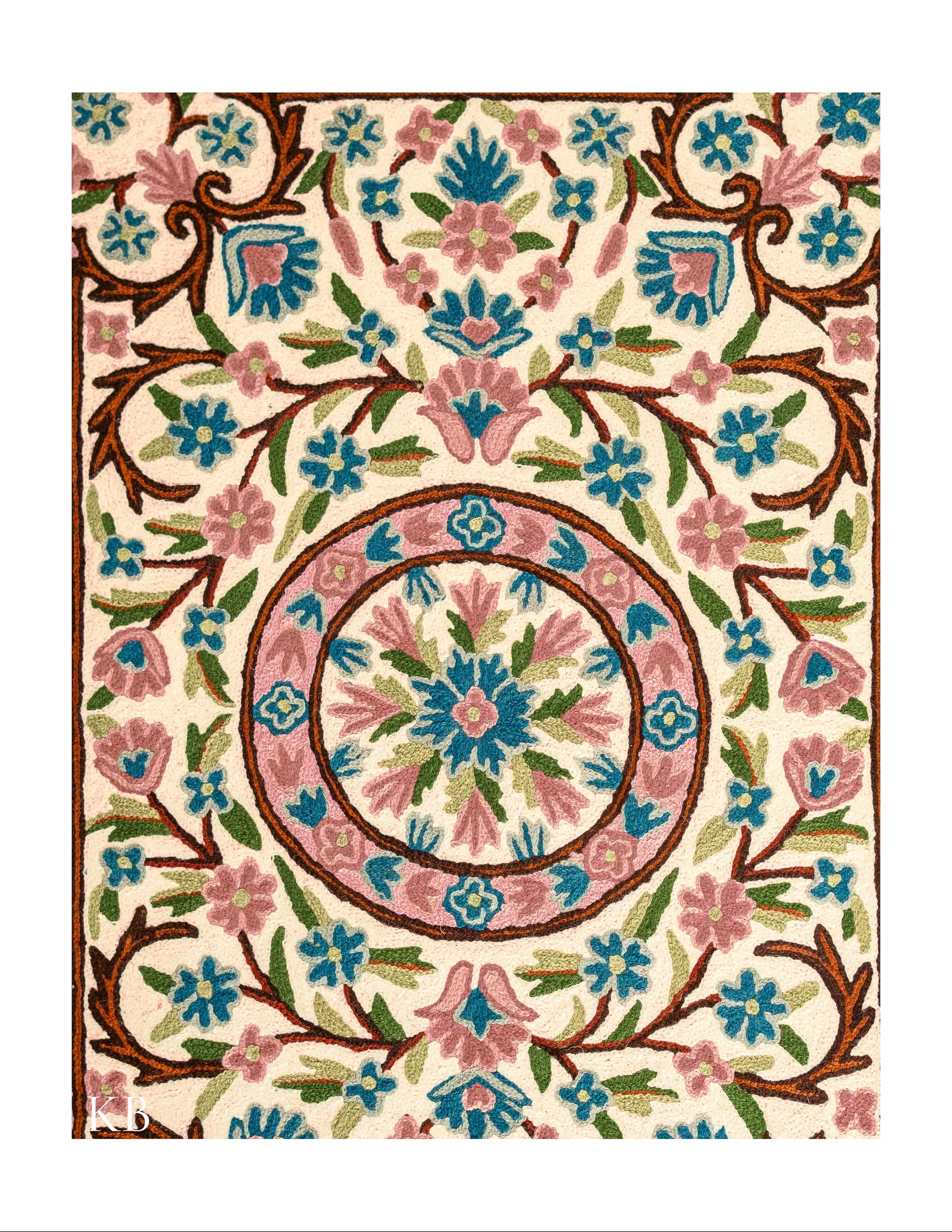 Diwan-e-Khas Persianate Kashmiri Rug