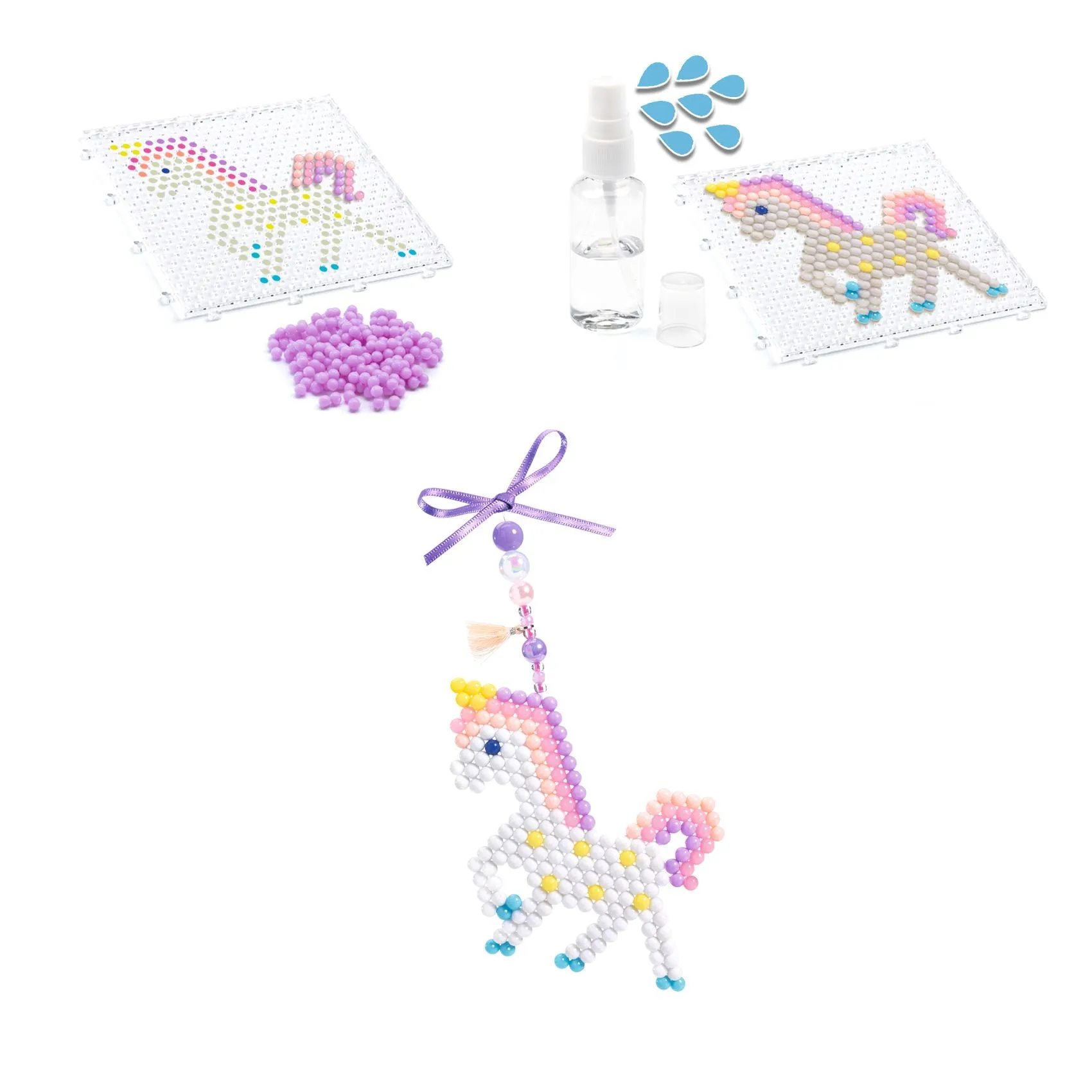 Djeco - Artistic Aqua water beads kit - Rainbow