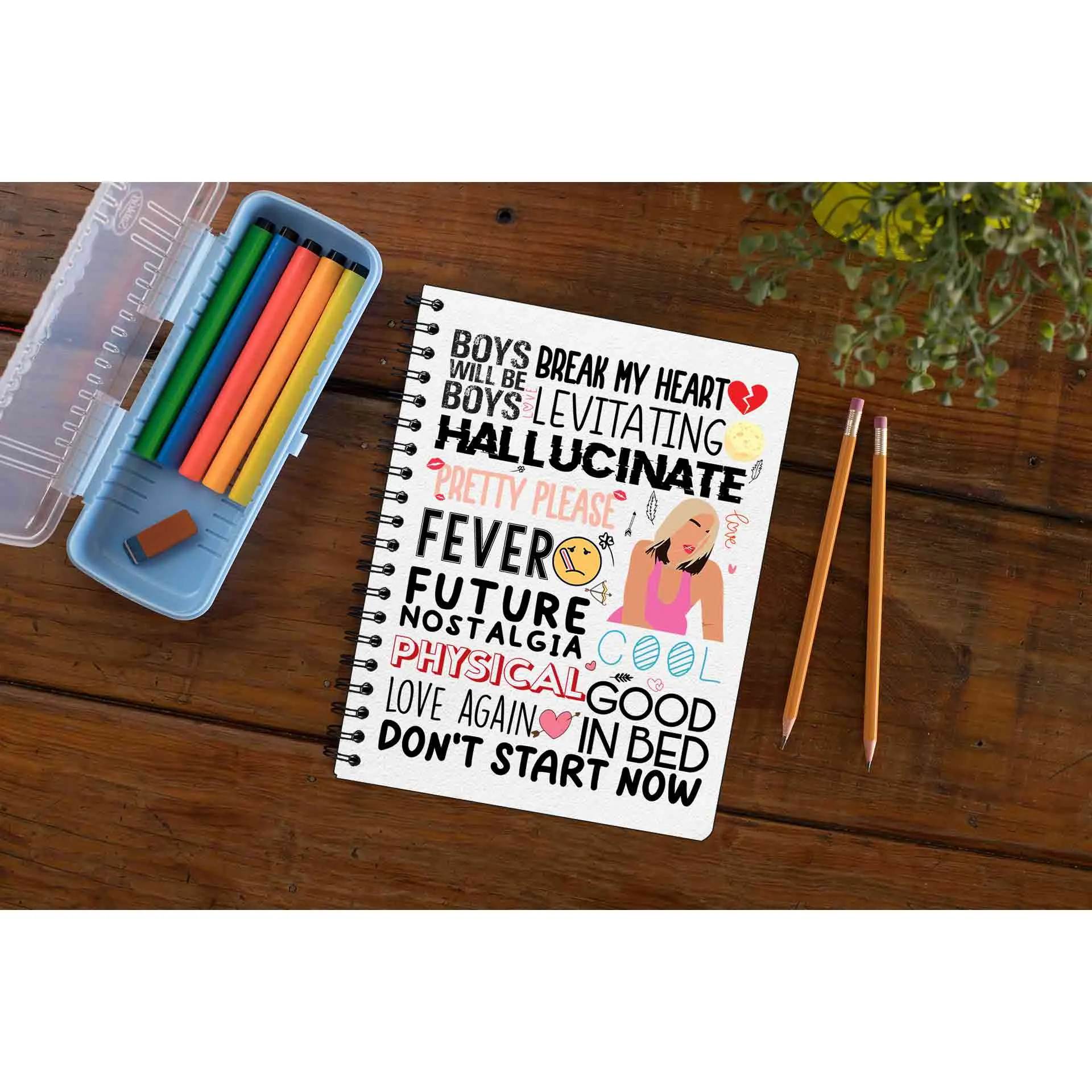 Dua Lipa Notebook - Dua's Discography