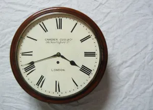 Early Twentieth Century Art Deco Period Wall Clock by Camerer Cuss & Co, London