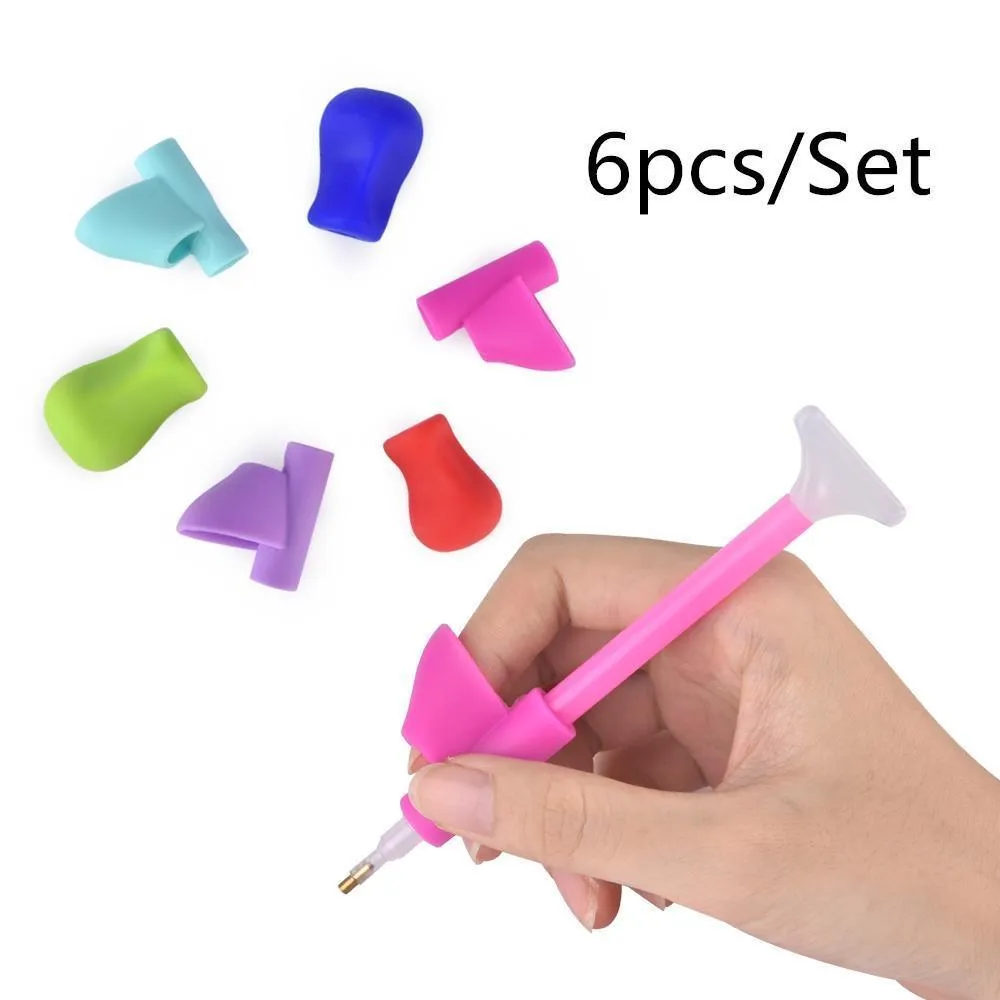 Easy Grip™ 6-Pack – DIY 5D Diamond Painting Index Finger Pen Holders