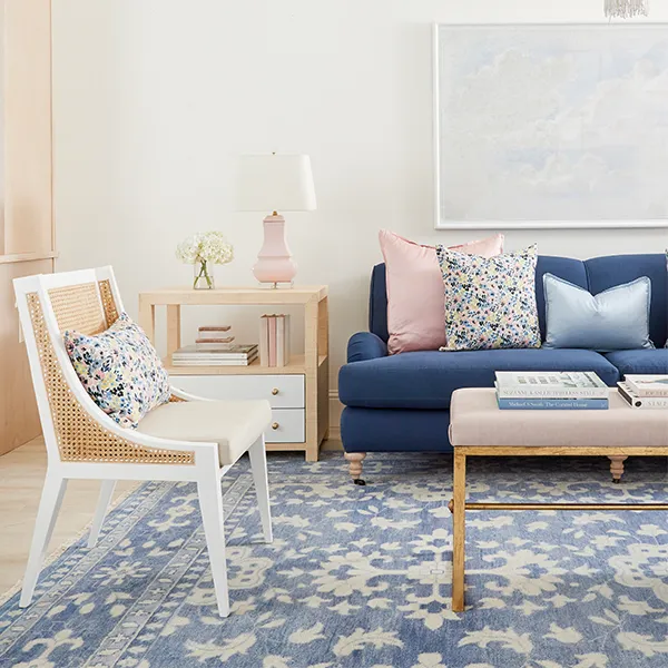 Emma Rug in French Blue
