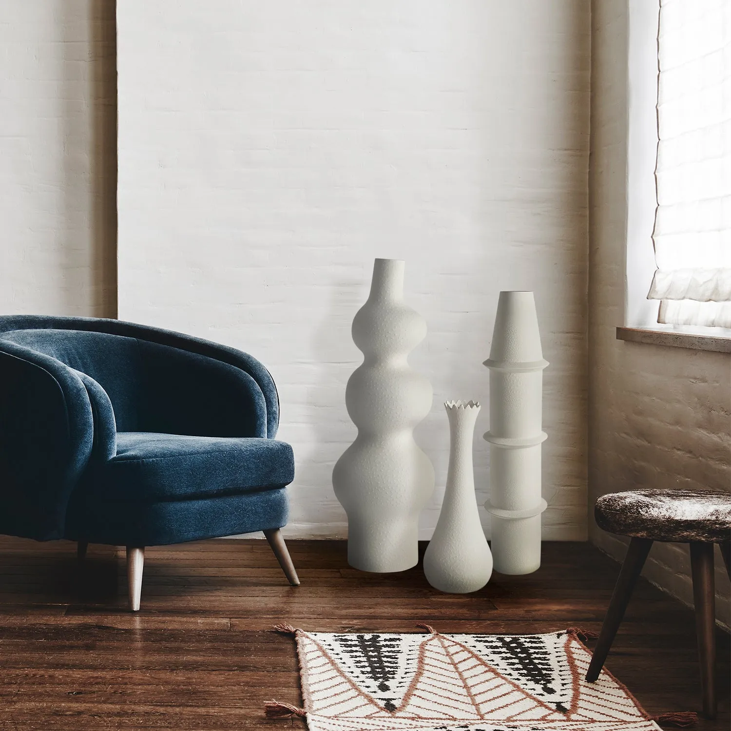 Fenouil Vase (Matte White)