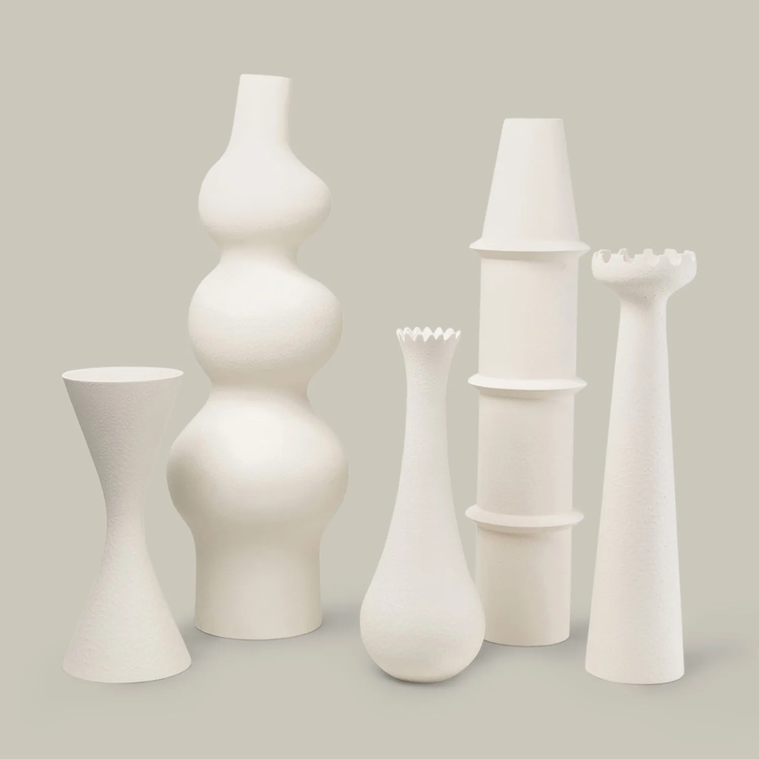 Fenouil Vase (Matte White)