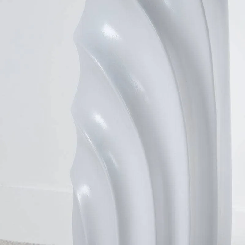 Fin Vase Matte White - 100cm