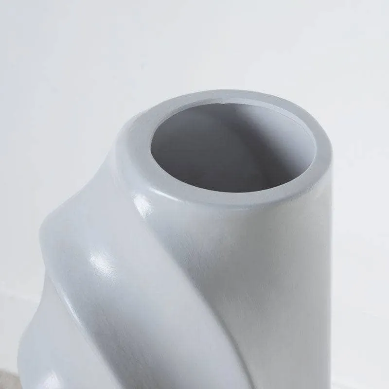 Fin Vase Matte White - 100cm