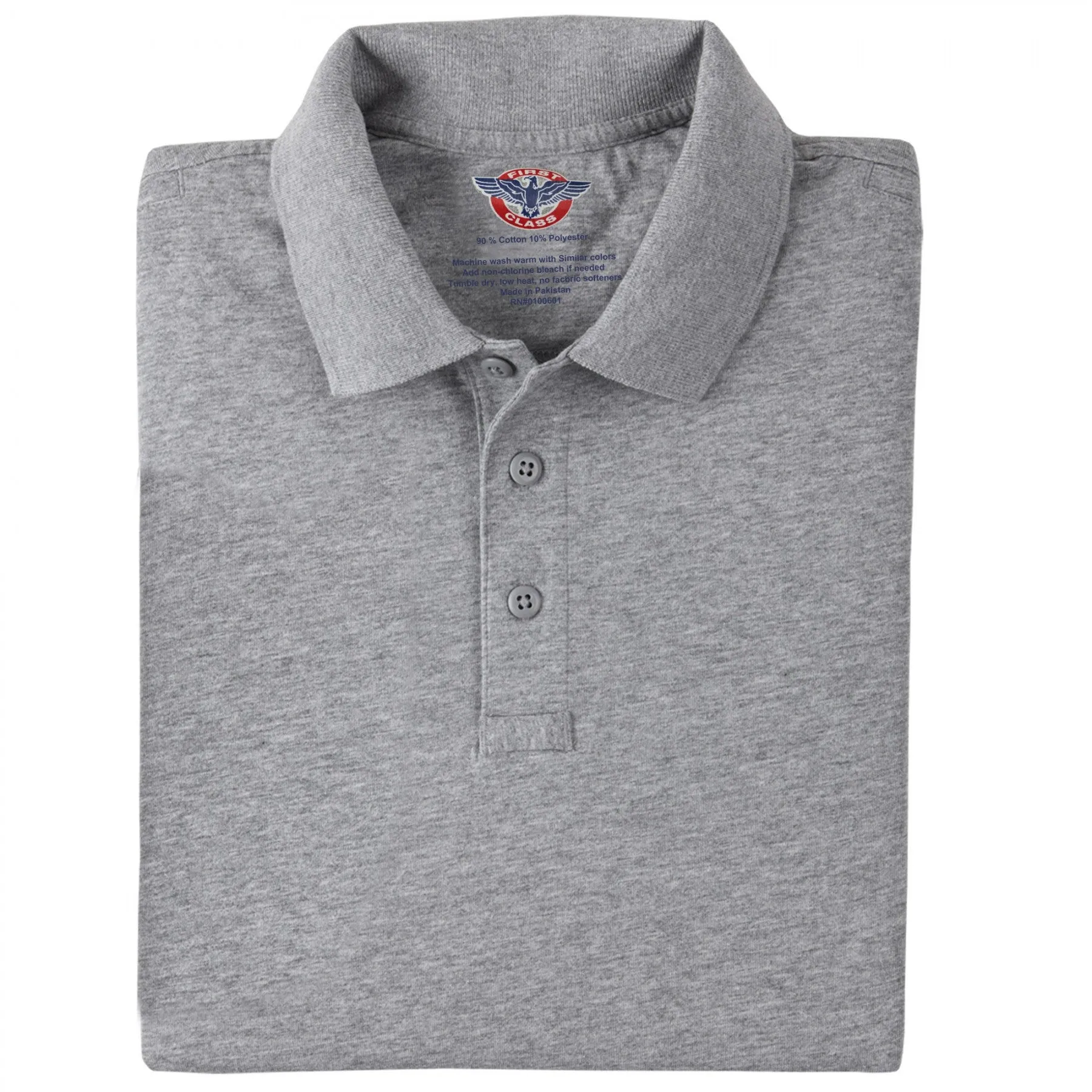First Class Men's Long Sleeve Tactical Jersey Polo Shirt