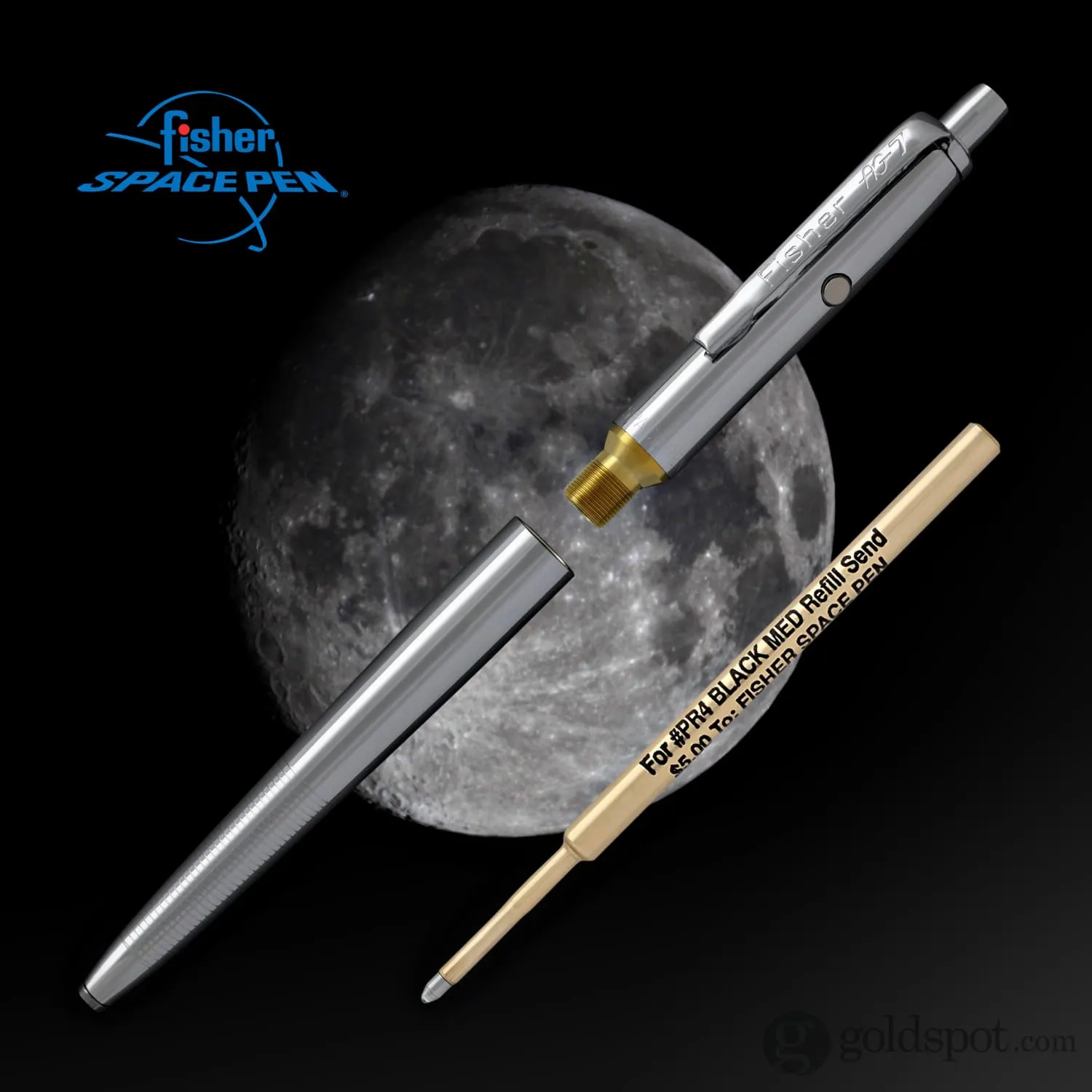 Fisher Space Pen Astronaut Original Ballpoint in Chrome