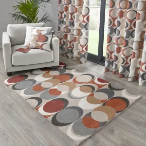 Fusion Sander Washable Rug - Spice