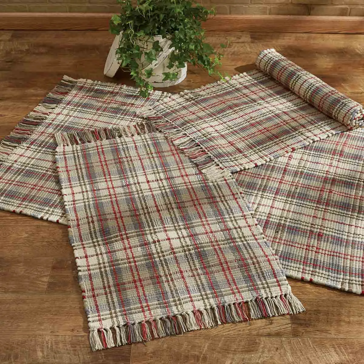 Gentry Plaid 2' x 6' Floor Runners