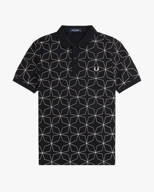 Geometric Polo Shirt