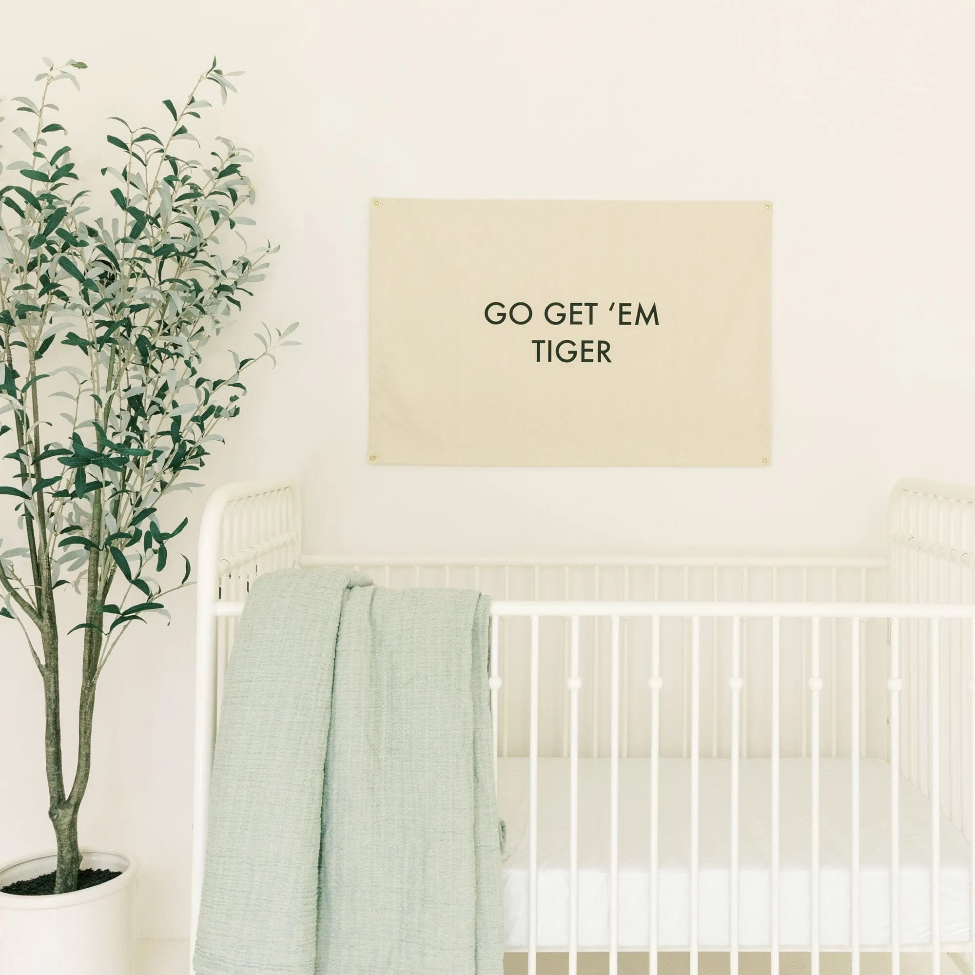 Go Get 'Em Tiger Wall Hanging