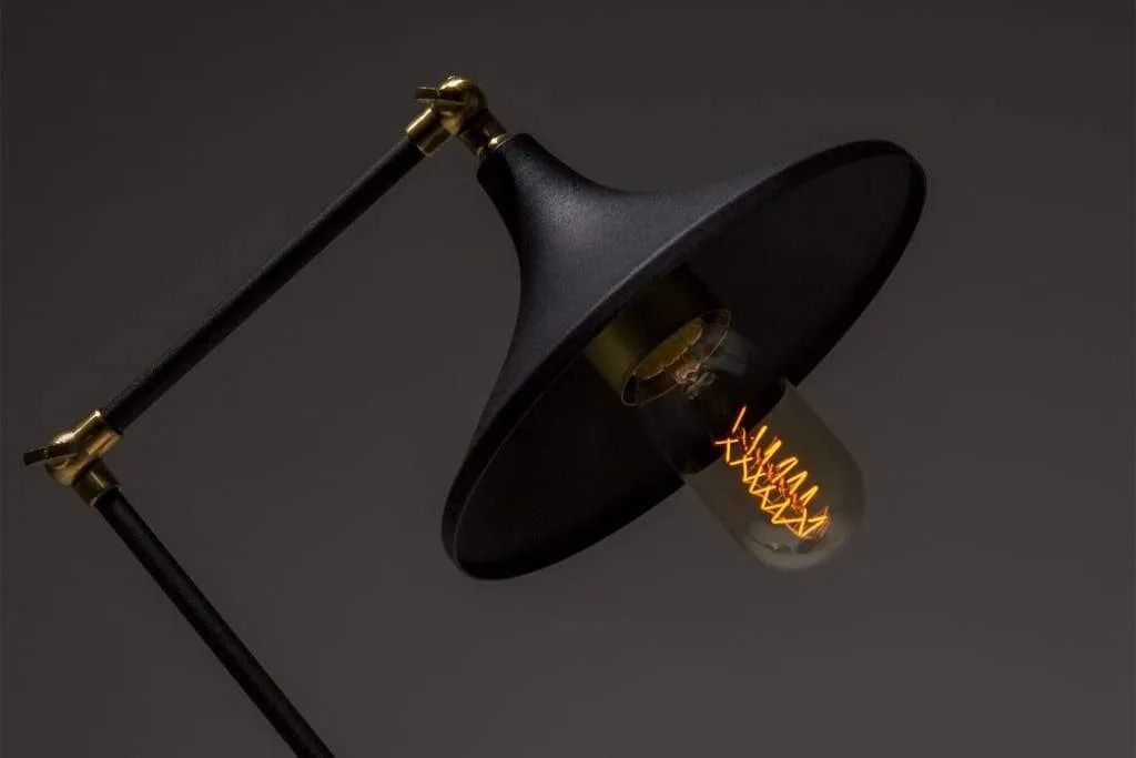 Gramophone - Industrial Black Desk Lamp