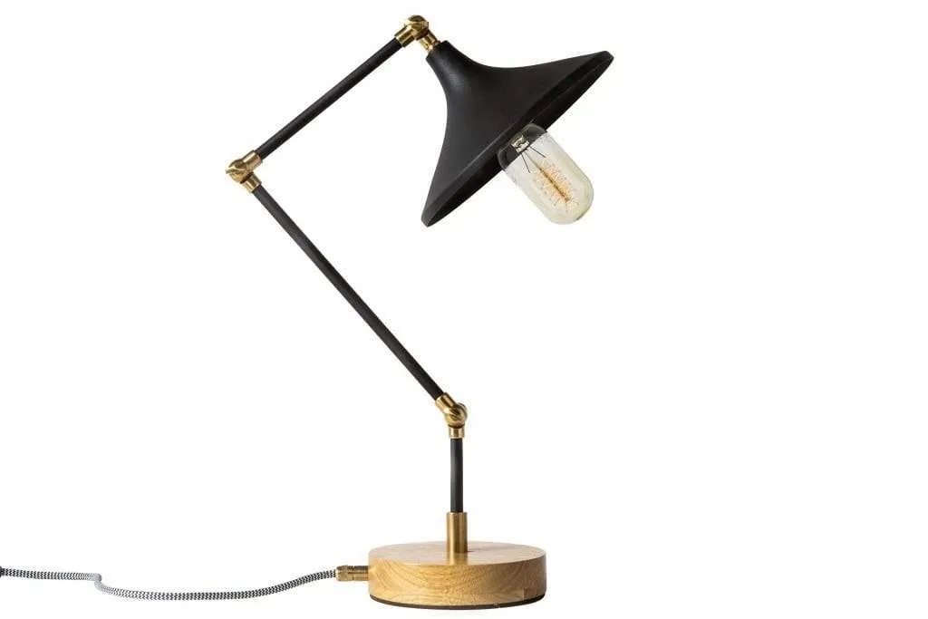 Gramophone - Industrial Black Desk Lamp