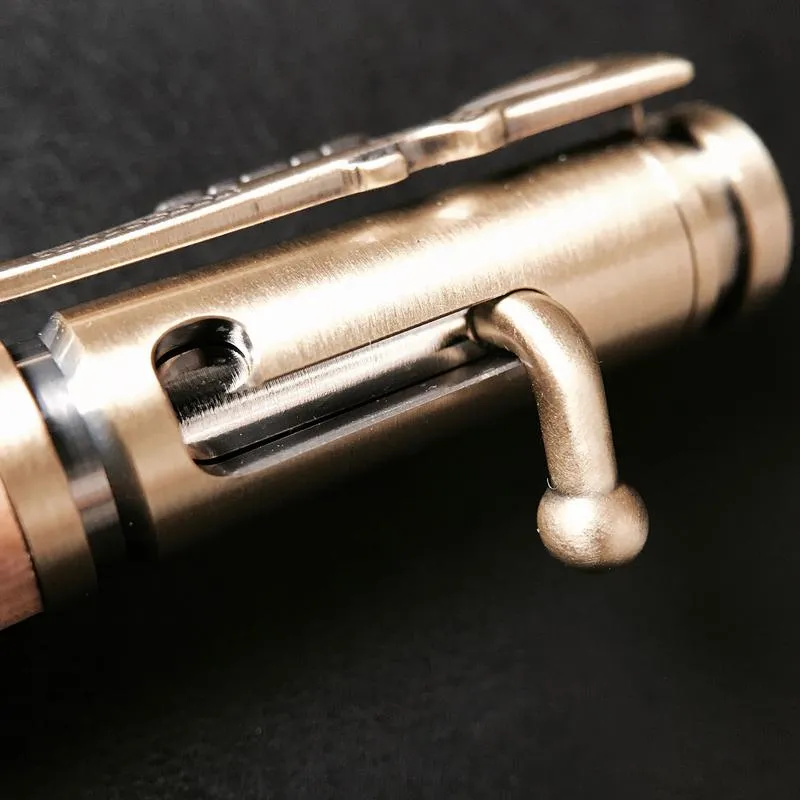 Hand-Turned Rose Wood .30 Caliber Bolt Action Pen   Pen Sleeve