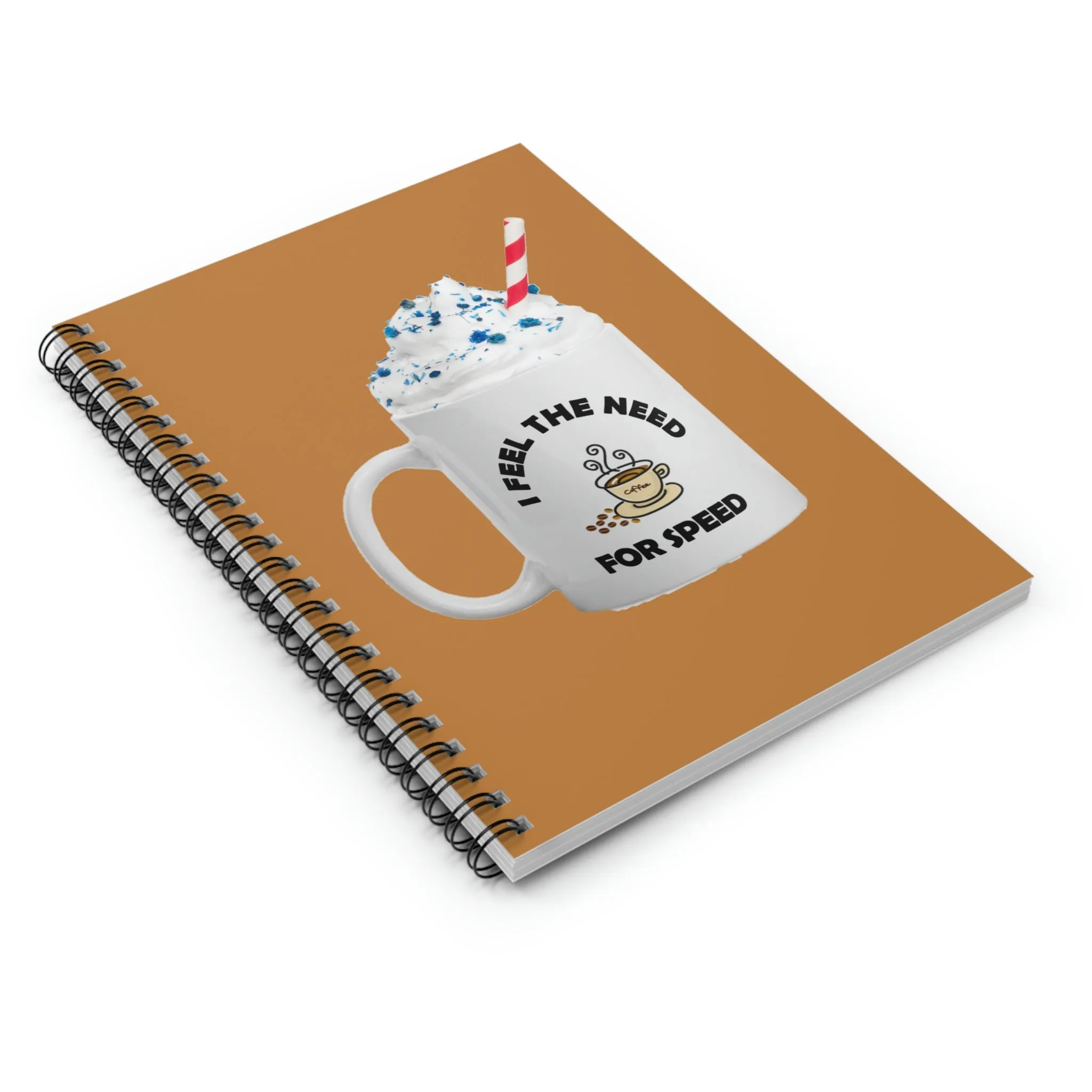I Feel the Need for Speed, Spiral Lined Notebook