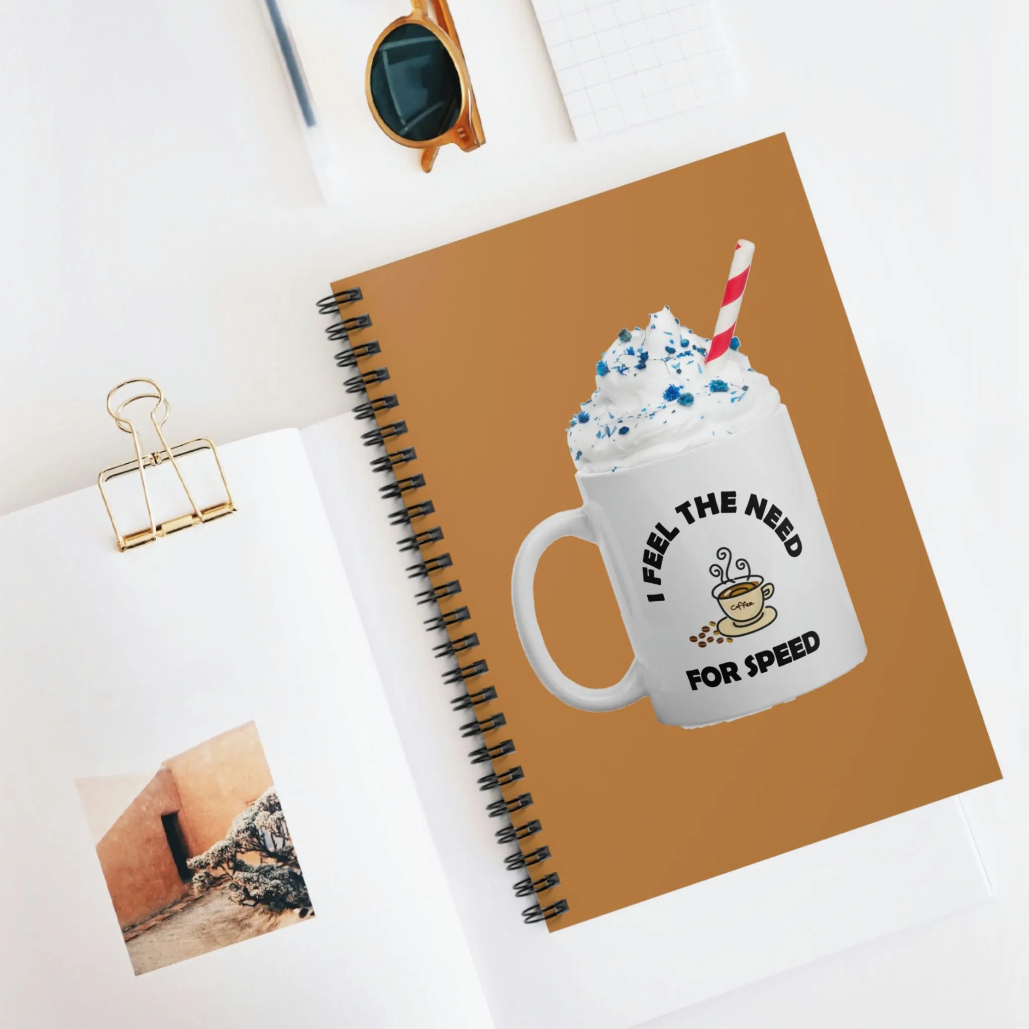 I Feel the Need for Speed, Spiral Lined Notebook