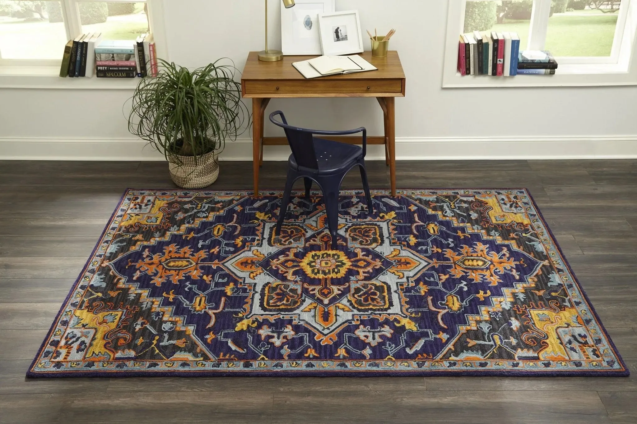 Ibiza IBI-2 Navy Rug