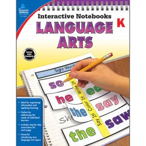Interactive Notebooks: Language Arts Resource Book Grade K