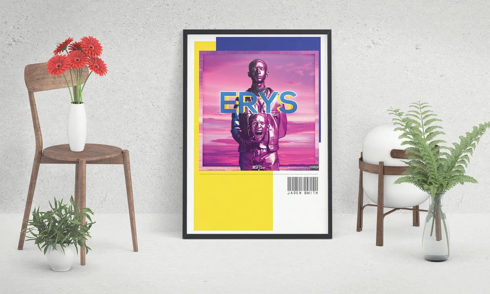 Jaden Smith Erys Poster, Custom Music Print, Music Poster, Custom Poster, Home Decor, Wall Hangings, Actor And Rapper Jaden Smith