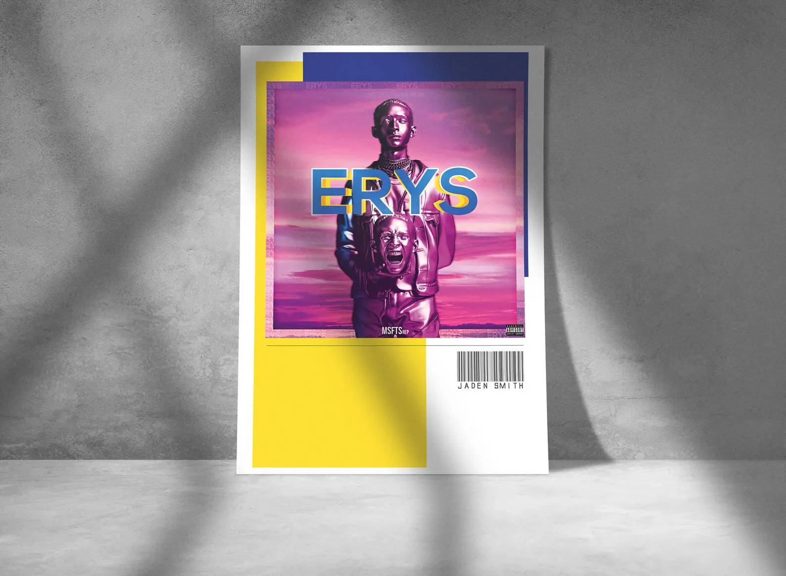 Jaden Smith Erys Poster, Custom Music Print, Music Poster, Custom Poster, Home Decor, Wall Hangings, Actor And Rapper Jaden Smith