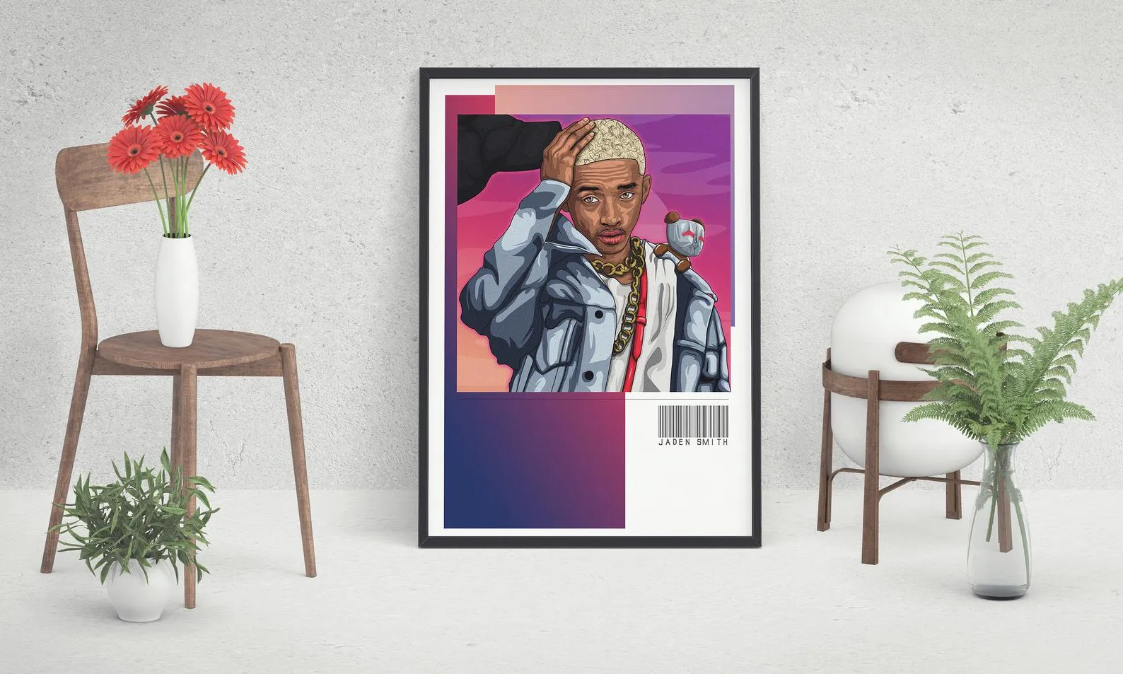 Jaden Smith Poster, Custom Music Print, Music Poster, Custom Poster, Home Decor, Wall Hangings, Actor And Rapper Jaden Smith