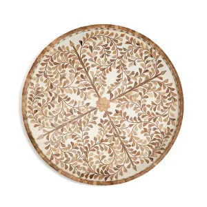 Jaipur Palace Natural Inlaid Decorative Tray