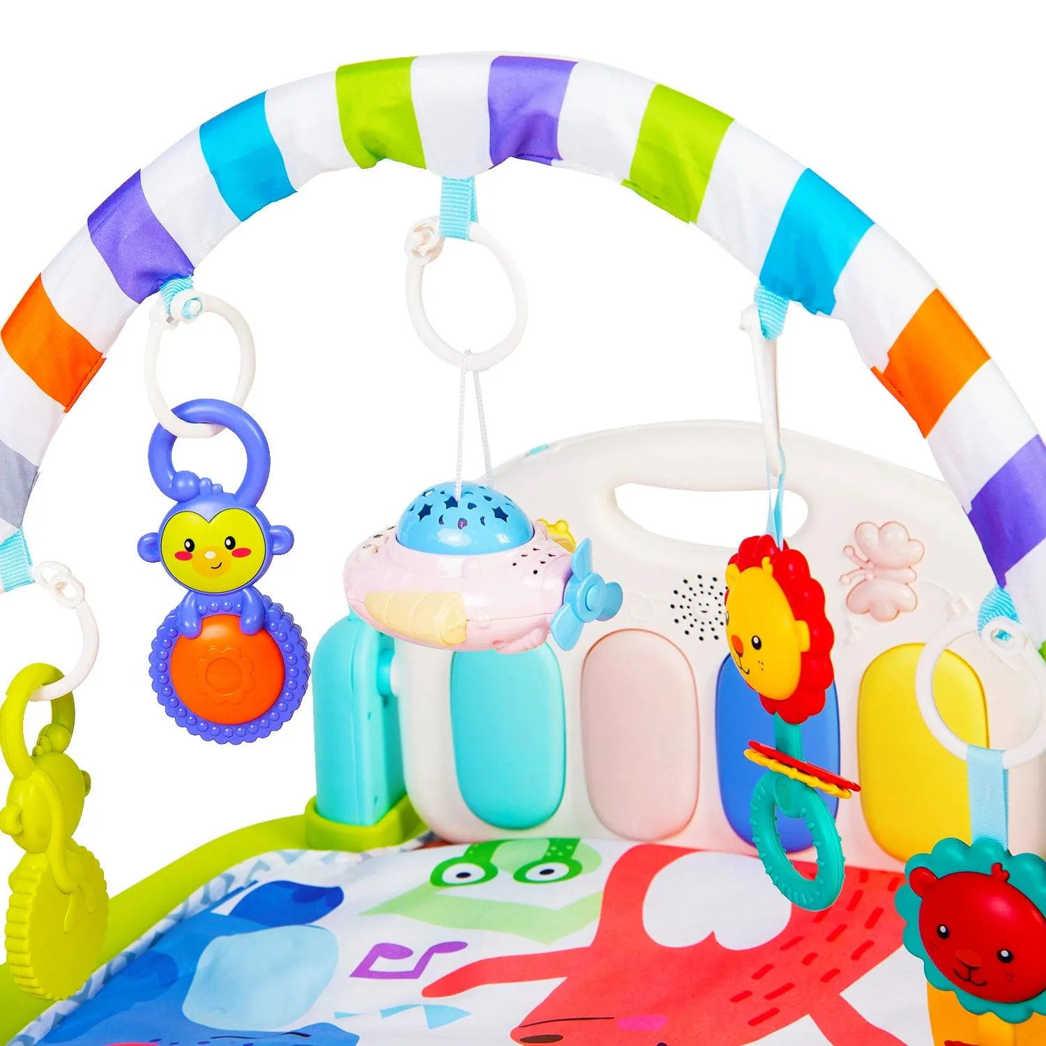 Jungle Party Green Piano Activity Gym