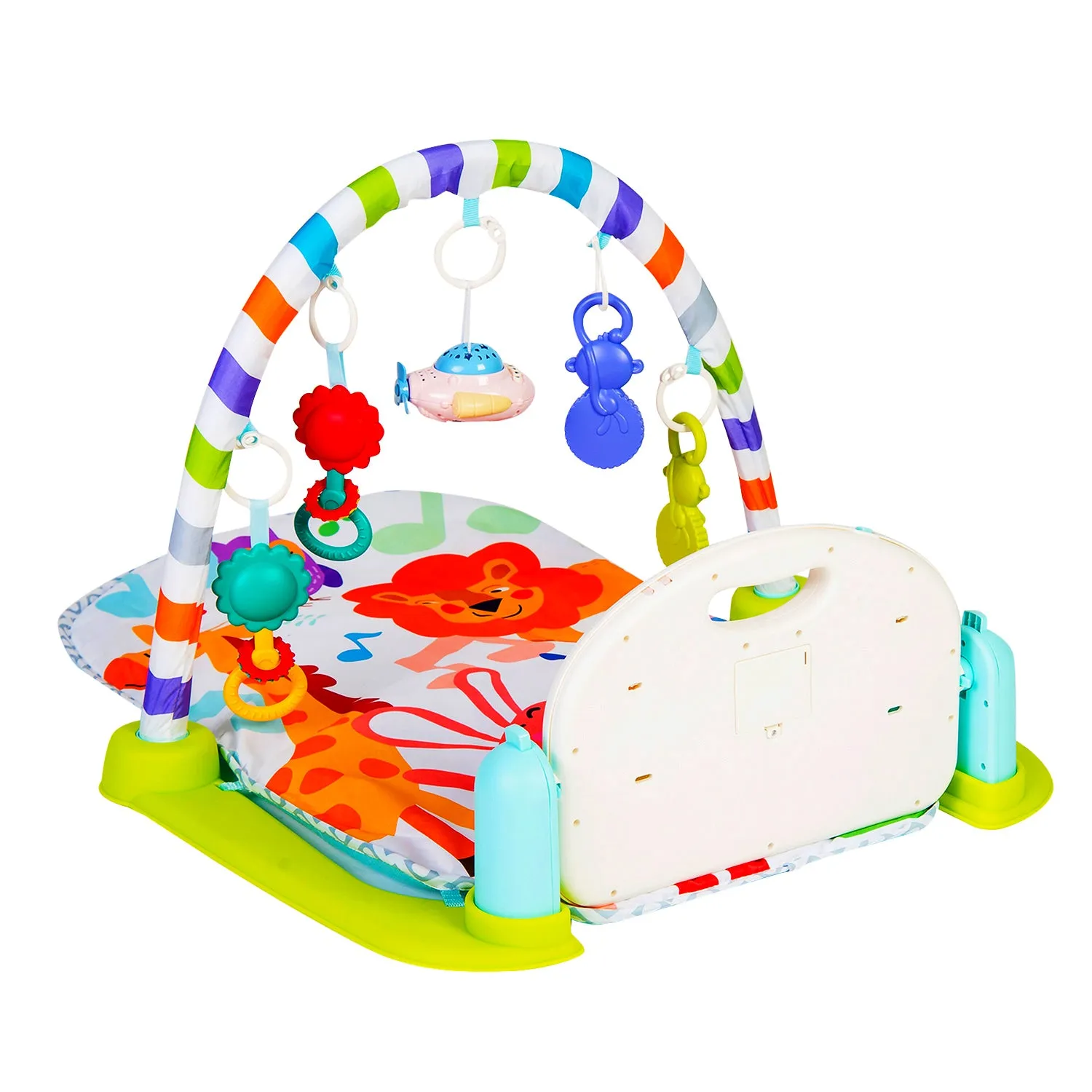 Jungle Party Green Piano Activity Gym