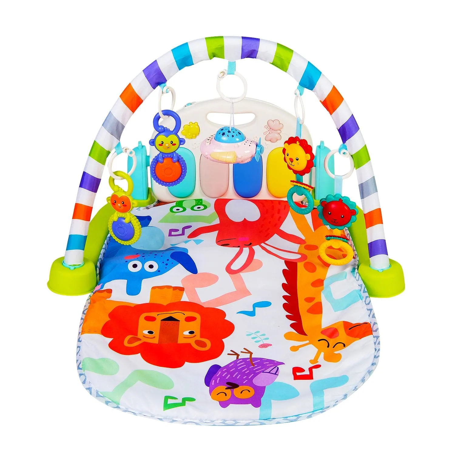Jungle Party Green Piano Activity Gym