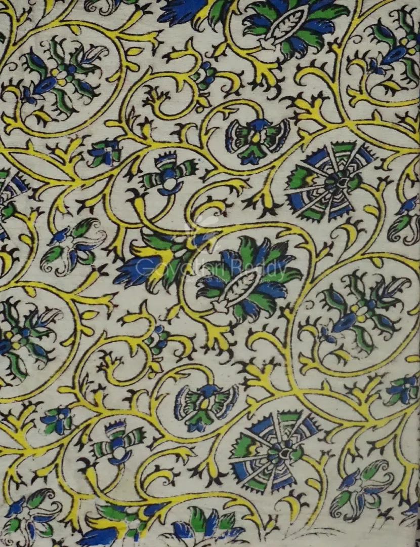 KALAMKARI COTTON FABRIC (PER METER) - S10539