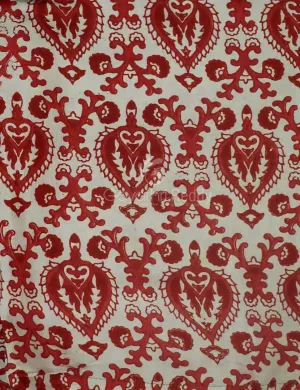 KALAMKARI SILK FABRIC (PER METER) - S10524