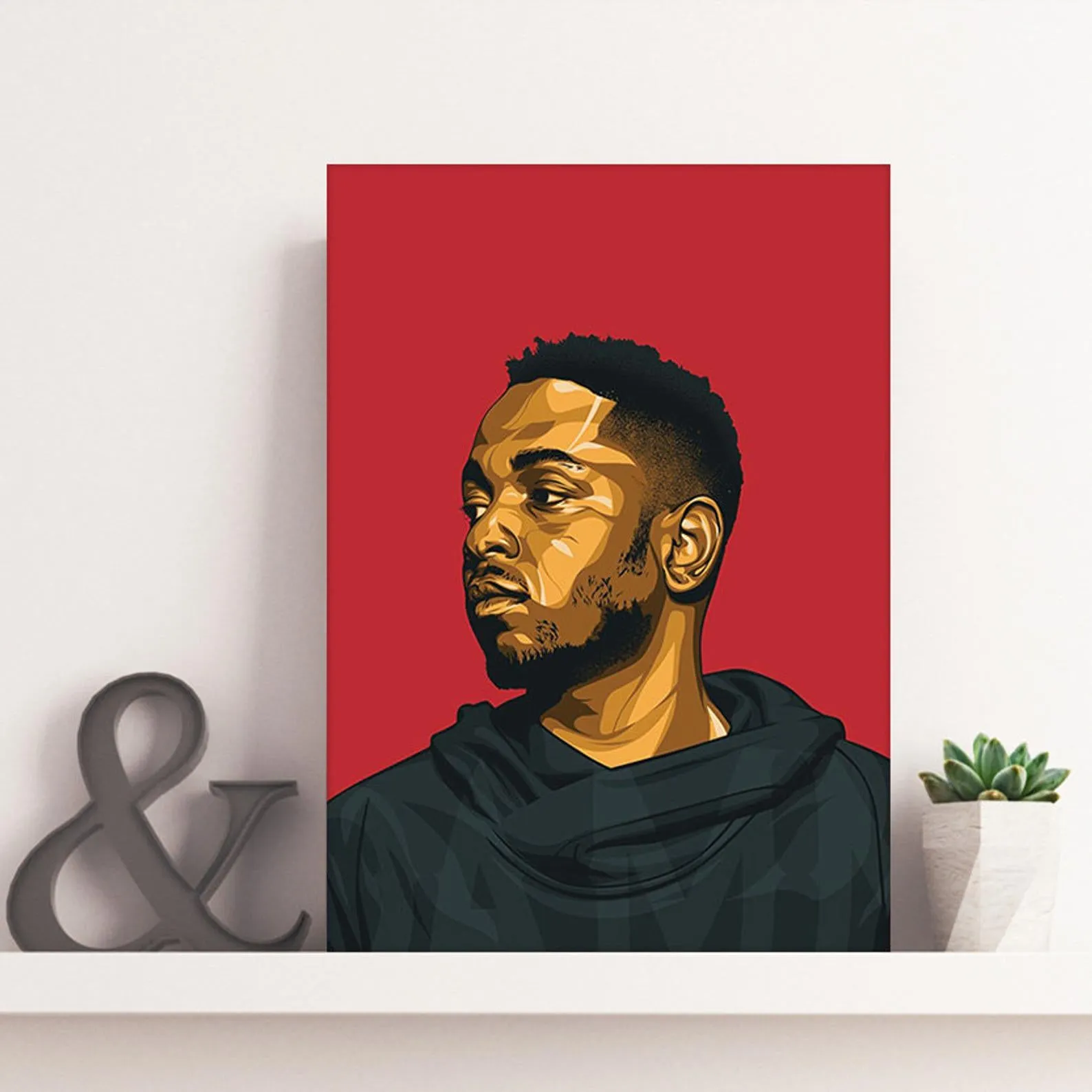 Kendrick Lamar Poster, Custom Music Print, Music Poster, Custom Canvas, Home Decor, Wall Hangings, Pop Music, Hip Hop