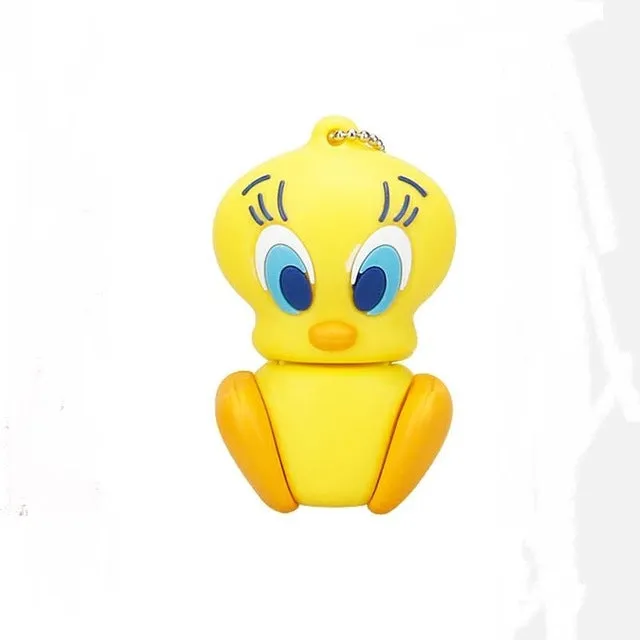 KRY Cartoon Cat Duck Rabbit Lion USB Flash Drive 2.0 4GB 8GB 16GB 32GB 64GB Creative USB Flash Drive Pendrive Free Shipping