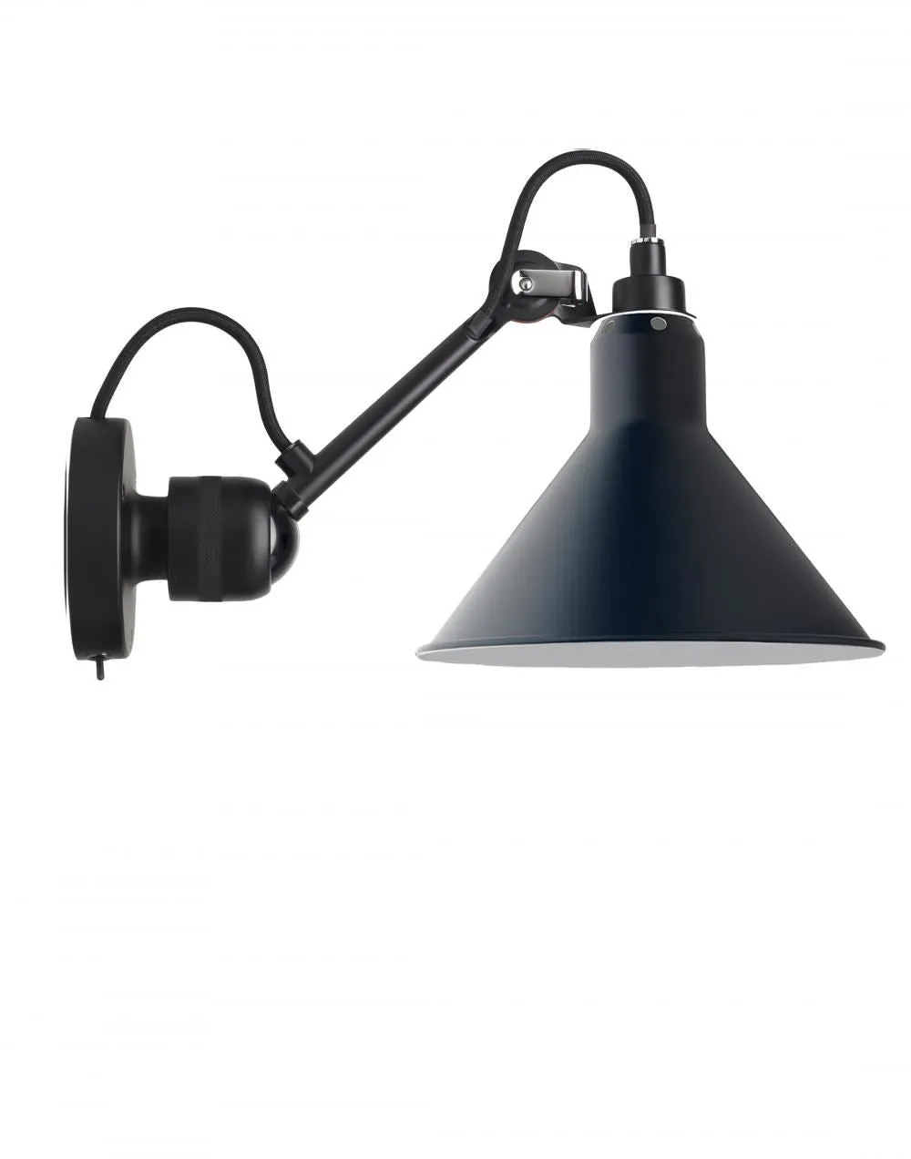 Lampe Gras 304 Small Wall Light - Black Arm