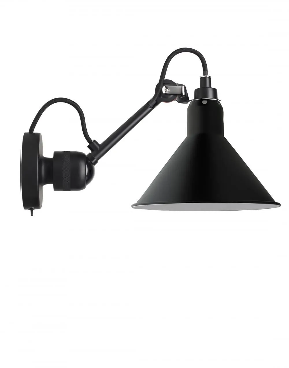 Lampe Gras 304 Small Wall Light - Black Arm