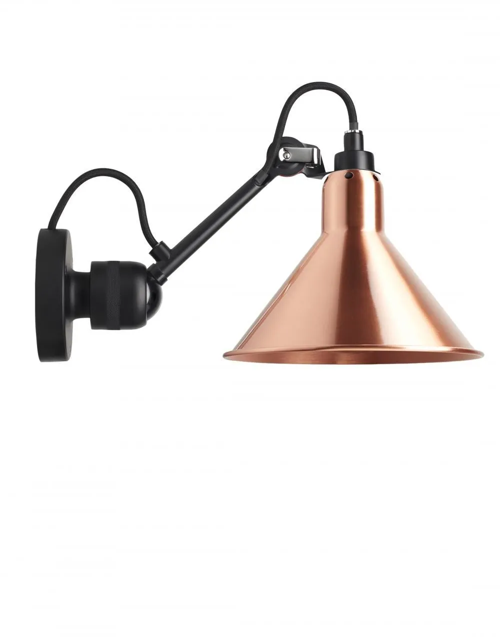 Lampe Gras 304 Small Wall Light - Black Arm